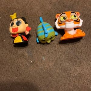 Queen of Hearts, Flounder, and Shere Khan